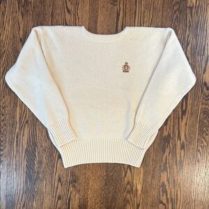 Vintage 90s Polo Ralph Lauren Chunky Wool Knit Sweater